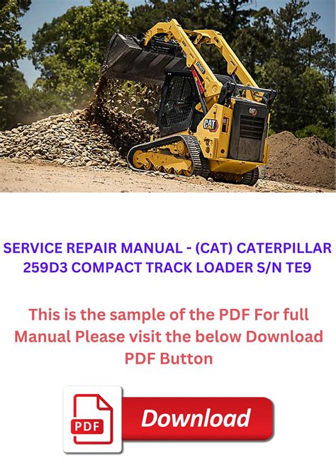 cat 259d3 owners manual